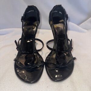 Stuart Weitzman Black Patent Leather Heels